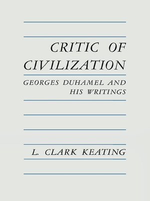 cover image of Critic of Civilization